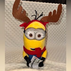 Kevin MINION Sings Walks DESPICABLE ME Gemmy Toy Waddle Christmas Plush Reindeer